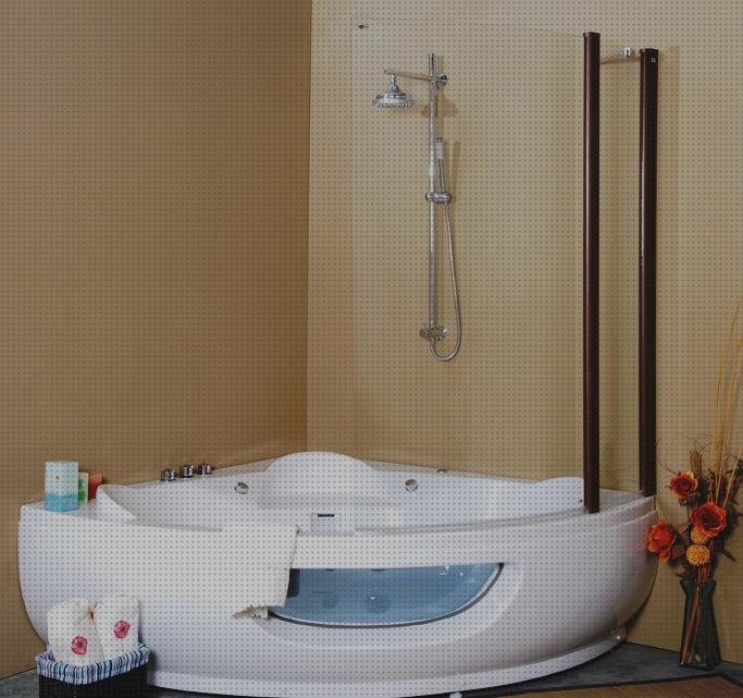 Review de bañera redonda hidromasaje ccon mampara de ducha