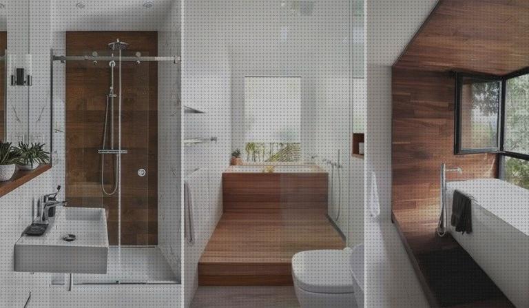 Las mejores marcas de piscina madera baños en marmol blanco y madera con bañera hidromasaje