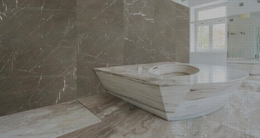 Opiniones de los 14 mejores Baños En Marmol Blancos Y Madera Con Bañeras Hidromasajes