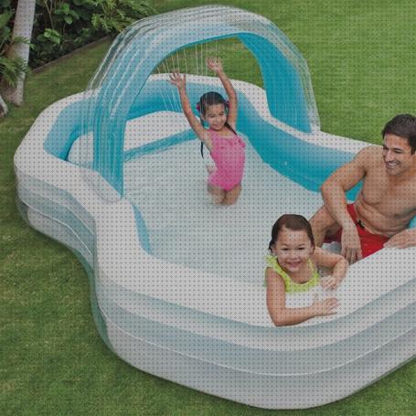 Review de cabaña hinchable piscina