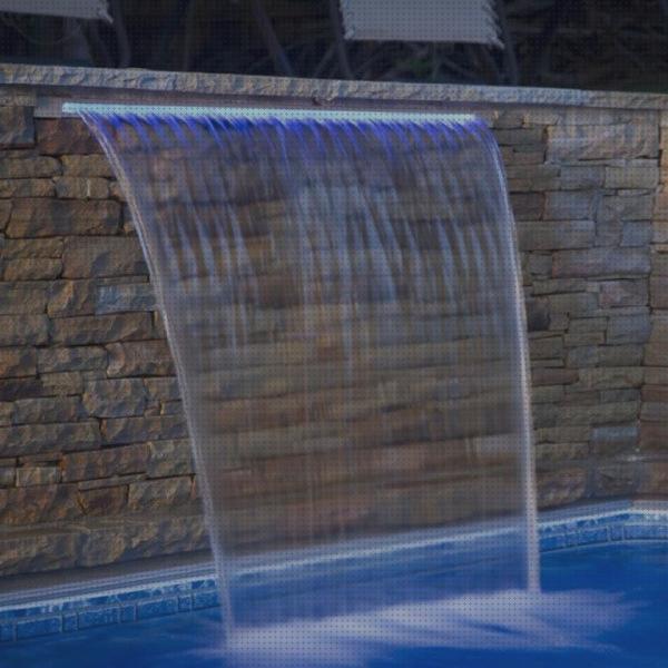 Las mejores marcas de cascada piscina cascada laminar piscina