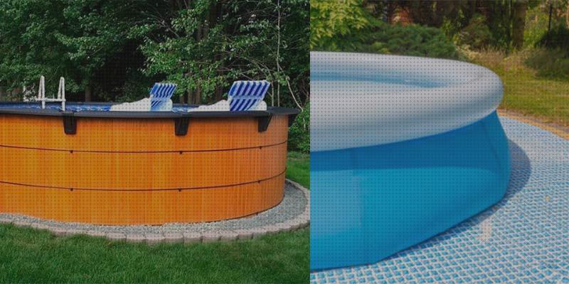 Review de caucho debajo de las piscinas desmsontables