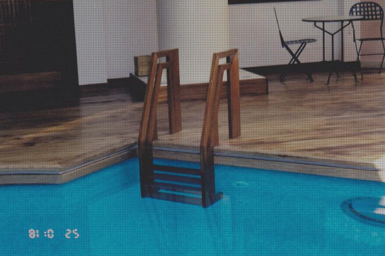 ¿Dónde poder comprar escaleras escalera madera piscina?