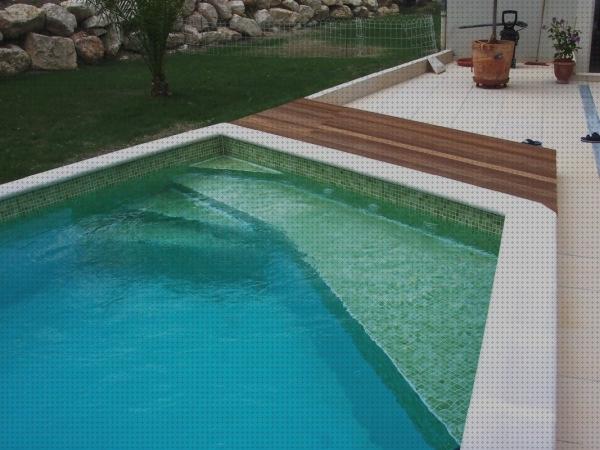 Review de escalera piscina escalones anchos