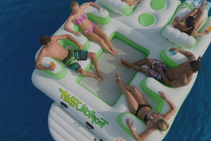 Review de isla hinchable piscina
