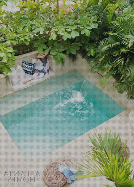 28 Mejores jardines con minipiscina