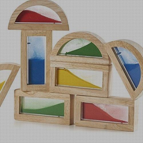 Las mejores piscina madera juguete ecológico bloques madera arena agua