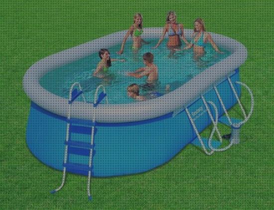 Review de piscina desmontable autoportante bestway fast set oval 488x305x107