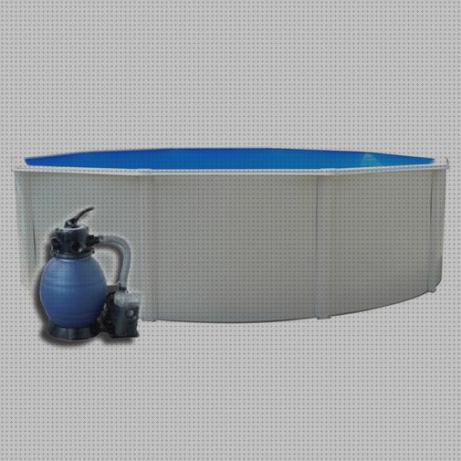 Review de piscina desmontable con depuradora de arena toi