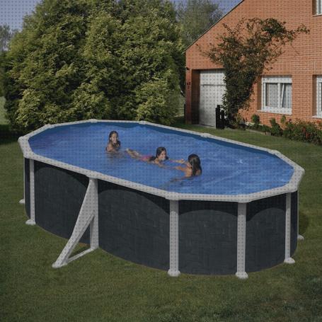 Opiniones de las 29 mejores Piscinas Desmontables Gres Ovaladas Rattan 500x350x132