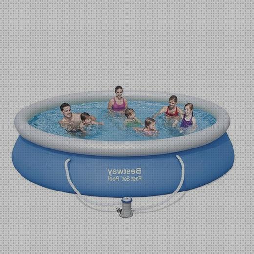 Análisis de las 26 mejores Piscinas Desmontables Redondas 457x122 Cm Steel Pros Maximos Bestway
