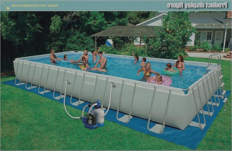 Review de piscina desmontable sobre cesped natural