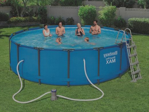 Análisis de las 47 mejores Piscinas Desmontables Tubulares Bestway Steel Pros 457cm