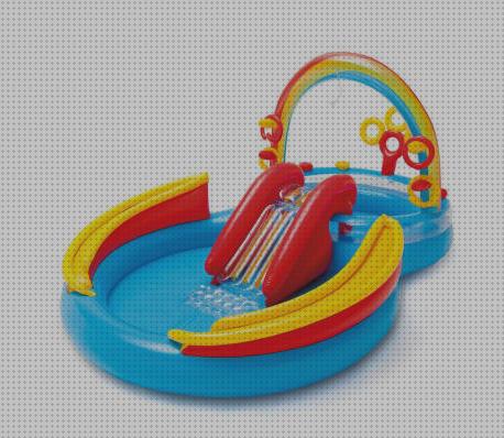 Review de piscina hinchable rainbow baby intex