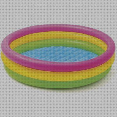 Review de piscina hinchable rosa grande