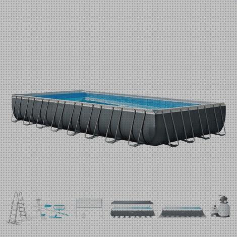 Review de piscina montable con depuradora salina