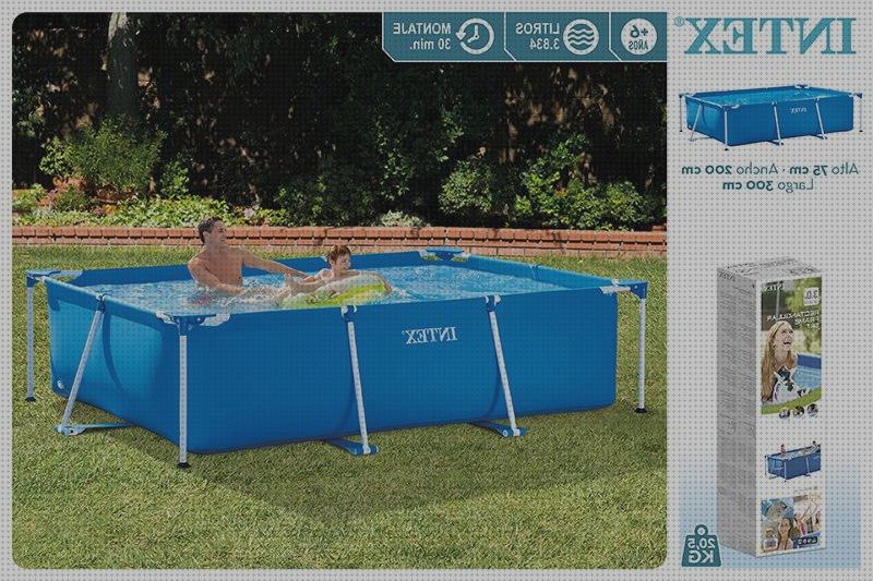 Las mejores marcas de piscina desmontable 200 piscina rectangular desmontable 300 x 200