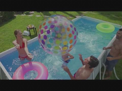Las mejores intex piscina rectangular intex repuestos sujeción soportes piscina