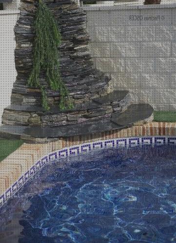 Review de piscinas con cascadas de piedra