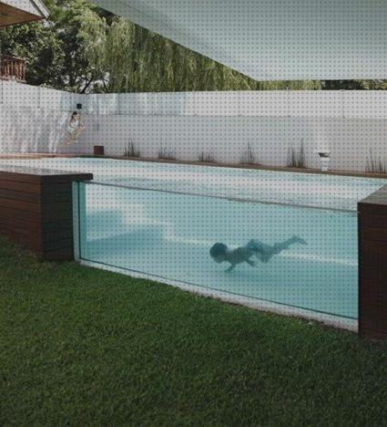 Review de piscinas con pared de vidrio