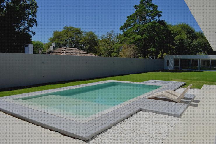 Review de piscinas de plastico con piedras alrededor