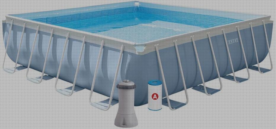 Opiniones de las 41 mejores Piscinas Desmontables Cuadradas Galbanizado