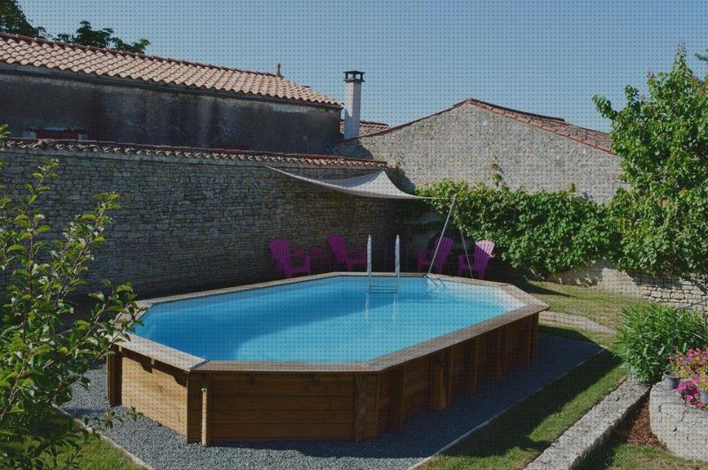 Review de piscinas desmontables enterradas gre con escalon madera