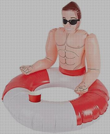 Review de piscinas hinchables accesorios blancas flotando