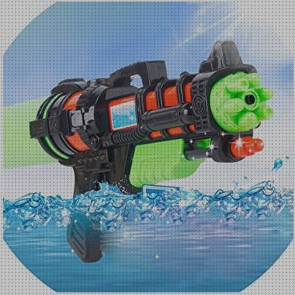 Review de pistola de agua con motor juguete